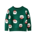 thumbnail image 1 of SILVERCELL 12M-6T Toddler Boy Girl Ugly Christmas Sweater Funny Deer Xmas Tree Knitted Pullover Sweaters, 1 of 8