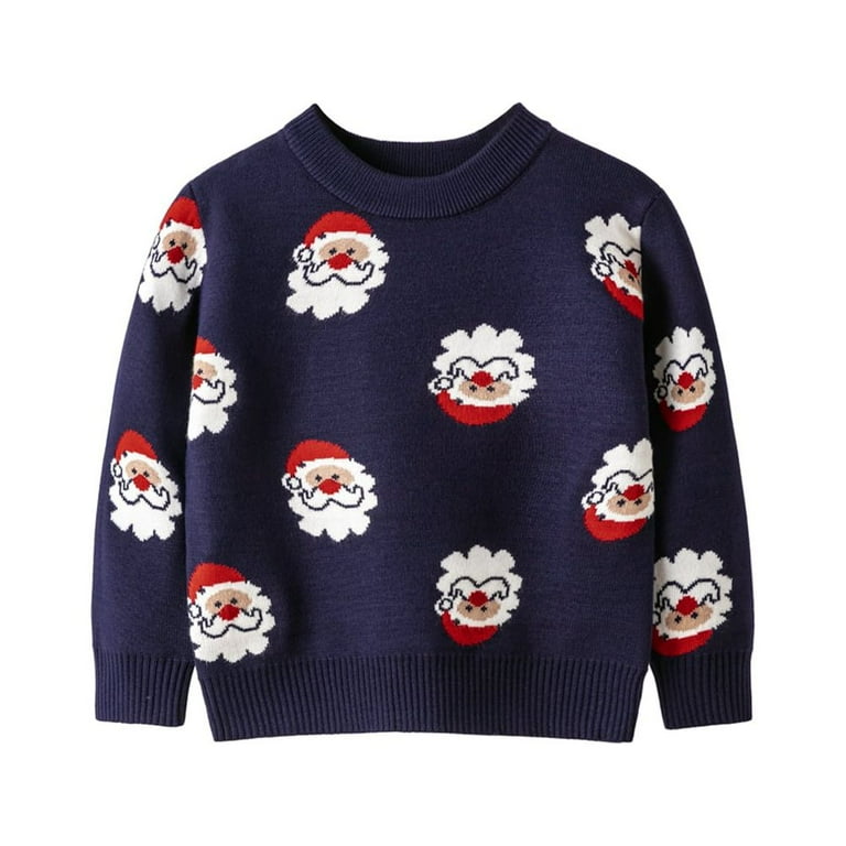 SILVERCELL 12M-6T Toddler Boy Girl Ugly Christmas Sweater Funny