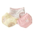thumbnail image 1 of SILVERCELL 2-10Y Toddler Little Girls Cotton Underwear Cute Printed Briefs Undies Panties Pack of 3, 1 of 6