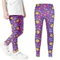 thumbnail image 1 of SILVERCELL 2-12Y Toddler Teens Girls Casual Leggings Little Girl Floral Cartoon Printed Skinny Pants Tights, 1 of 5