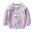 thumbnail image 1 of SILVERCELL 2-9T Girls Boys Crewneck Sweaters Long Sleeve Knitted Hoodie Sweatshirts Tops, 1 of 3