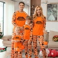 thumbnail image 1 of SILVERCELL 2Pcs Halloween Matching Family Pajamas Sets Women Men Kids Striped Sleepwear Pjs Nightwear, 1 of 6