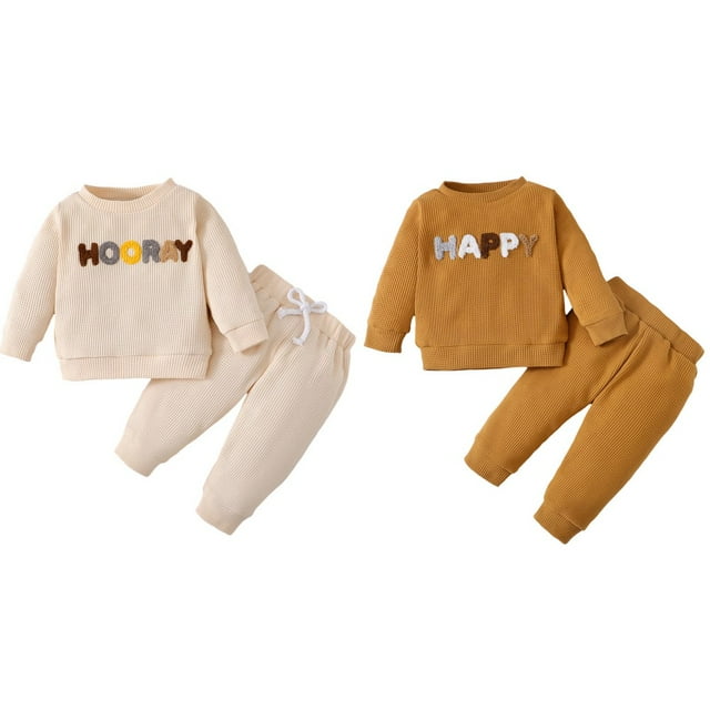 SILVERCELL 2Pcs Newborn Baby Boy Girl Clothes Outfits Toddler Infant