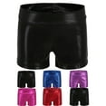 thumbnail image 1 of SILVERCELL 3-12Y Girls Gymnastics Shorts Kids Sparkle Dance Athletic Short, 1 of 4