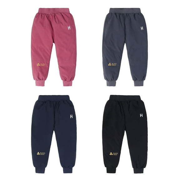 SILVERCELL 4-13T Toddler Big Boys Girls Winter Lightweight Down Pants Kids Windproof Warm Snow Pant Ski Trousers