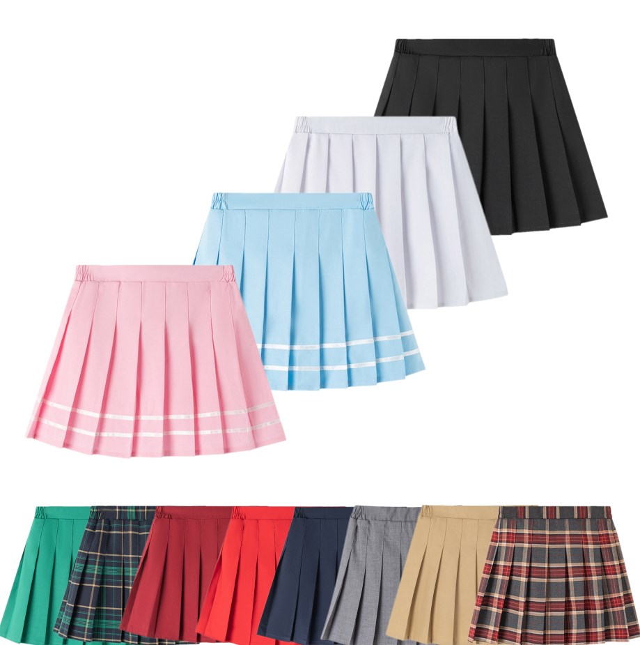 SILVERCELL 4 14T Girls Pleated Mini Skirts With Lining Shorts Teens 