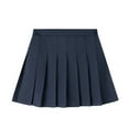 thumbnail image 1 of SILVERCELL 4-14T Girls Pleated Mini Skirts With Lining Shorts, Teens Girl Back To School Uniform Skirts Tennis Skater Skorts, 1 of 8