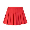 thumbnail image 1 of SILVERCELL 4-14T Girls Pleated Mini Skirts With Lining Shorts, Teens Girl Back To School Uniform Skirts Tennis Skater Skorts, 1 of 8