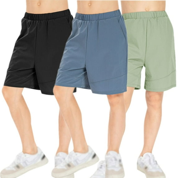 SILVERCELL 5-12T Boys' Active Athletic Performance Basketball Shorts Kids Quick Dry Sports Shorts with Pockets