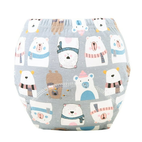 SILVERCELL 6-24M Baby Boys Girls Ultra-Soft Cotton Training Pants Underwear Infants Padded Panties Undies Briefs