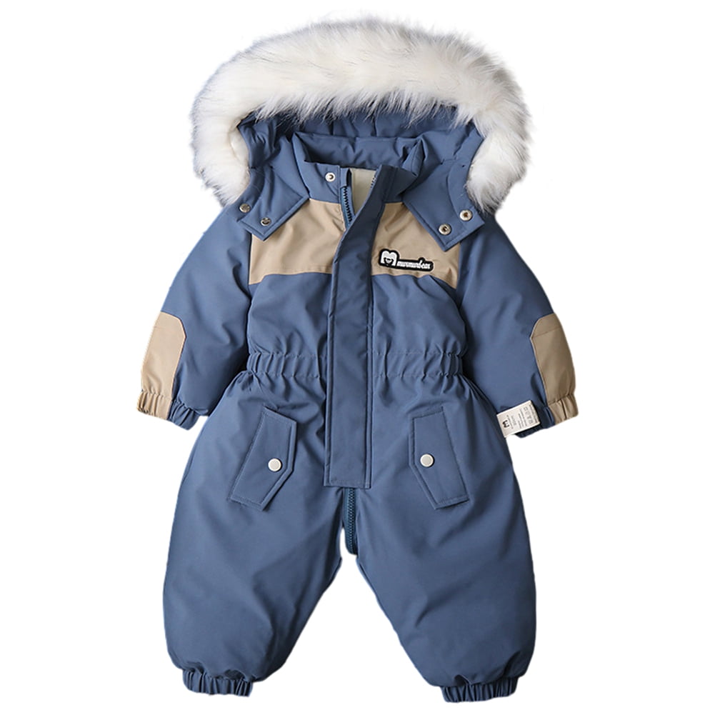 SILVERCELL 9M-3T Toddler Baby Girls Boys Winter One Piece Snowsuits ...