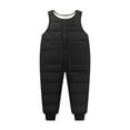 thumbnail image 1 of SILVERCELL Baby Boys Girls Winter Down Snow Pants Overalls Snowsuit, 6M-4T Toddler Warm Lightweight Down Jumpsuit Zipper Snow Bib Pants, 1 of 2