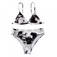 thumbnail image 1 of SILVERCELL Girl's Spaghetti Strap Bikini Set High Cut Two Piece Bathing Suit 7-13 Years, 1 of 5