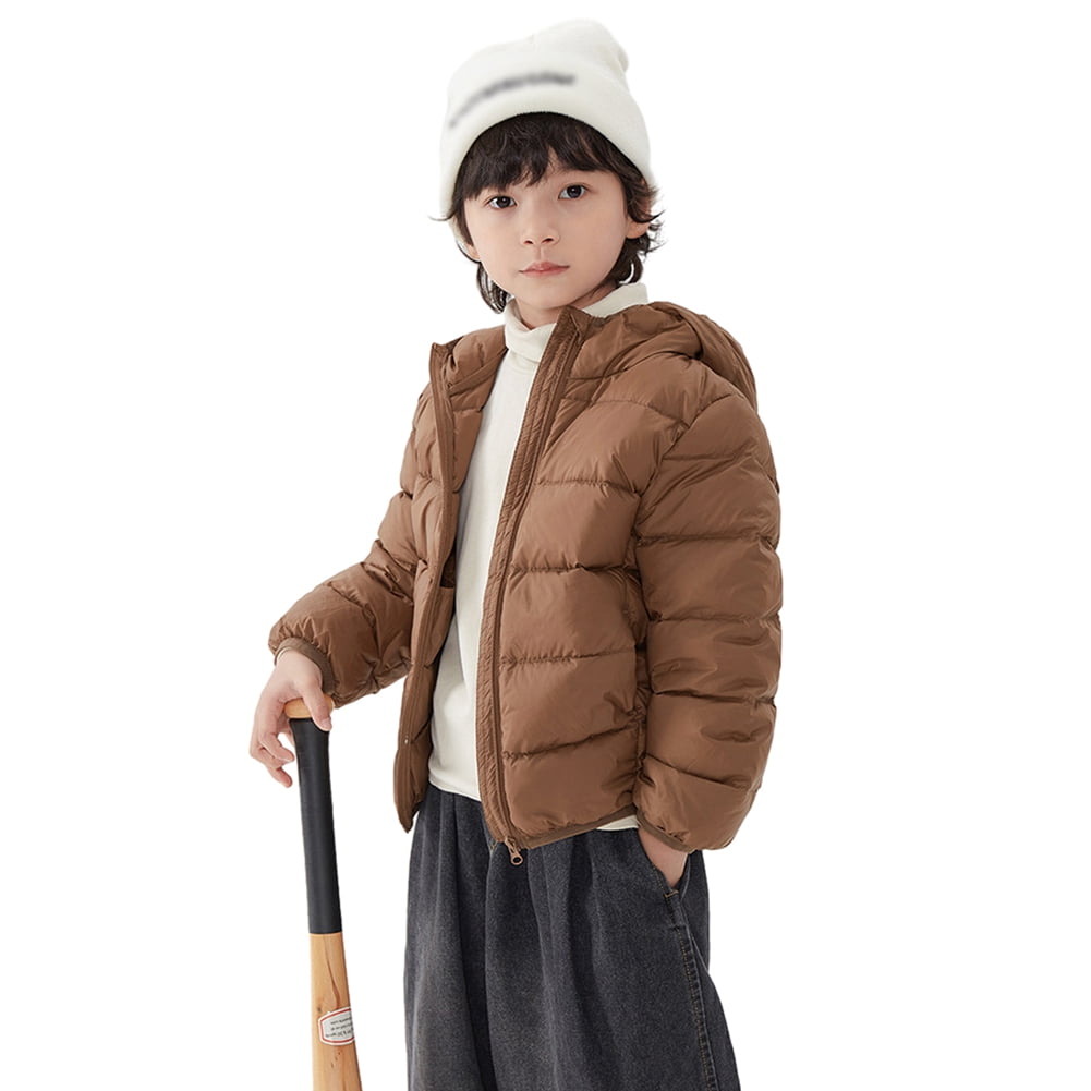 Tommy Jeans Tommy Hilfiger Tan Hooded Puffer Jacket SILVERCELL