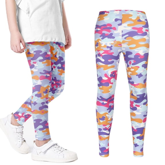 SILVERCELL Girls Casual Floral Cartoon Printed Leggings Teens Girl Skinny Pants Tights 2-12 Years