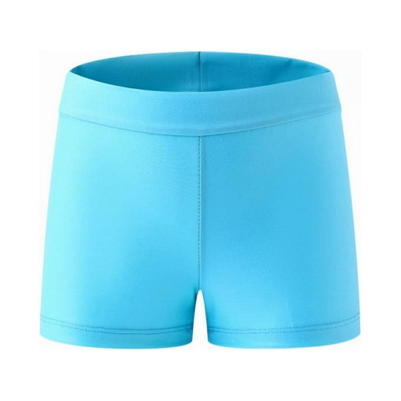 SILVERCELL Girls Gymnastic Shorts Glitter Ballet Dance Shorts Metallic Spandex Shorts for Kid Girls 2-13 Years