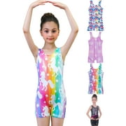 SILVERCELL Girls Gymnastics Leotards Kids Activewear Biketard Ballet Toddlers Exercise Dance Clothing 3-12 Years