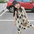 thumbnail image 1 of SILVERCELL Girls Sleevelss Dresses Summer Floral Sundress Casual Dresses Holiday Dress, 3-8 Years, 1 of 7