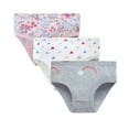 thumbnail image 1 of SILVERCELL Girls Underwear Soft Cotton Briefs Mid-Rise Panties 3 Pack,4-10Y, 1 of 11