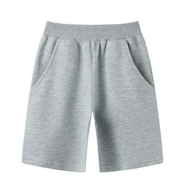 SILVERCELL Kids Boys Summer Sports Shorts Knitted Shorts High Stretch Casual Pull on Shorts for Boys 2-12 Years Old