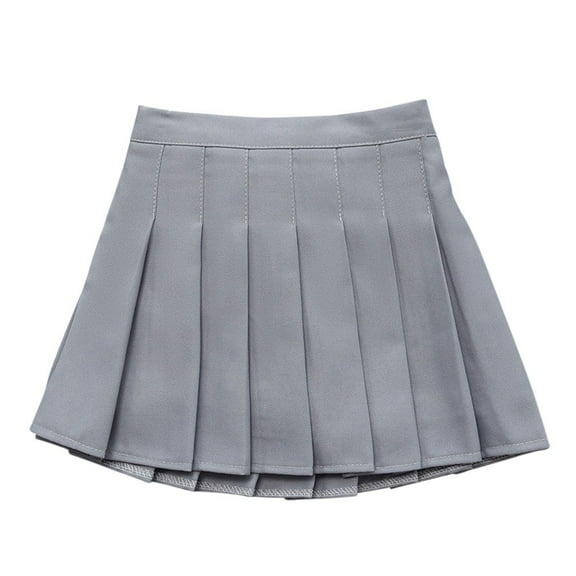 SILVERCELL Kids Girls A-Line Pleated Skirt Little Girls Preppy Uniform Sports Mini Skirts 3-11 Years