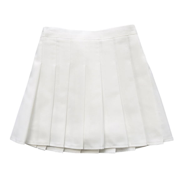 SILVERCELL Kids Girls A-Line Pleated Skirt Little Girls Preppy Uniform Sports Mini Skirts 3-11 Years