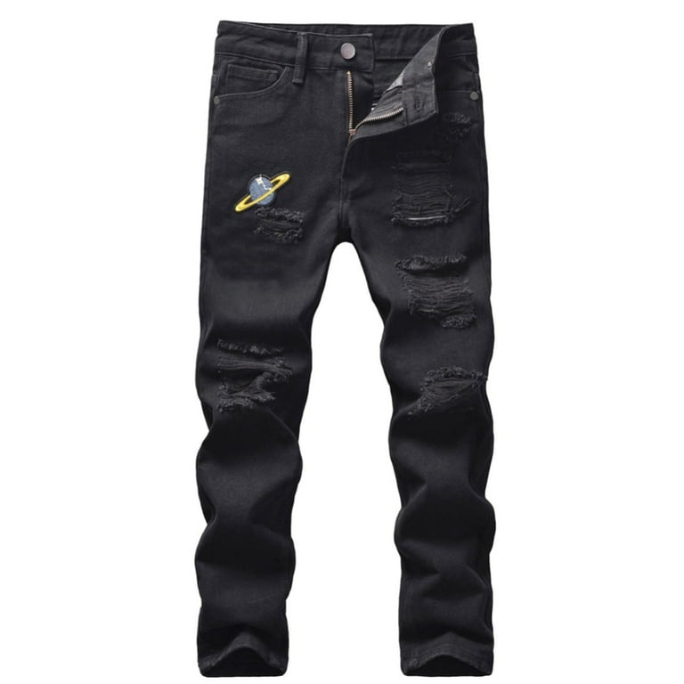 SILVERCELL Kids Ripped Distressed Slim Fit Washed Jean Pant Teen