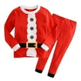 thumbnail image 1 of SILVERCELL Little Boys Girls Christmas Pajamas Toddler Long Sleeve Sleepwear Clothes Set Kids Pjs 2-7 Years, 1 of 5