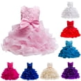 thumbnail image 1 of SILVERCELL Pageant Flower Girls Dress First Communion Dresses Lace Sleeveless Princess Tulle Ball Gown 3-10 Years, 1 of 5