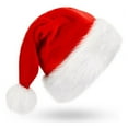 thumbnail image 1 of SILVERCELL Santa Hat Christmas Hat for Toddler Kids Xmas Holiday Hat,Unisex Velvet Classic Santa Hat for Christmas New Year, 1 of 4