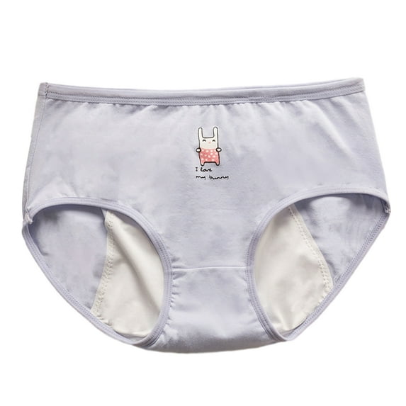 SILVERCELL Teen Girls Cotton Underwear Hipster Briefs Undies Period Panties for Teenager Big Girls, 1 Piece, Size 10-16T