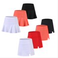 thumbnail image 1 of SILVERCELL Teens Girls Casual Mini Skirts with Liner Kids Little Girl Athletic Culottes Pleated Skater Skirt Tennis Skirt Skorts, 6-16 Years, 1 of 9