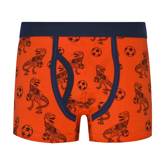 SILVERCELL Toddler Boys' Boxer Briefs Kids Soft Cotton Briefs Dinosaur/Truck/Shark Printed Underwear Shorts 2-12T