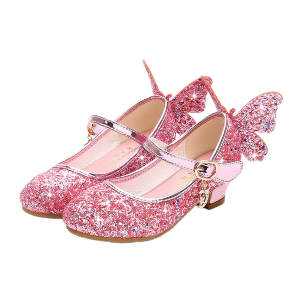 SILVERCELL Toddler Girl's Crystal Bling Princess Shoes Fashion BowKnot