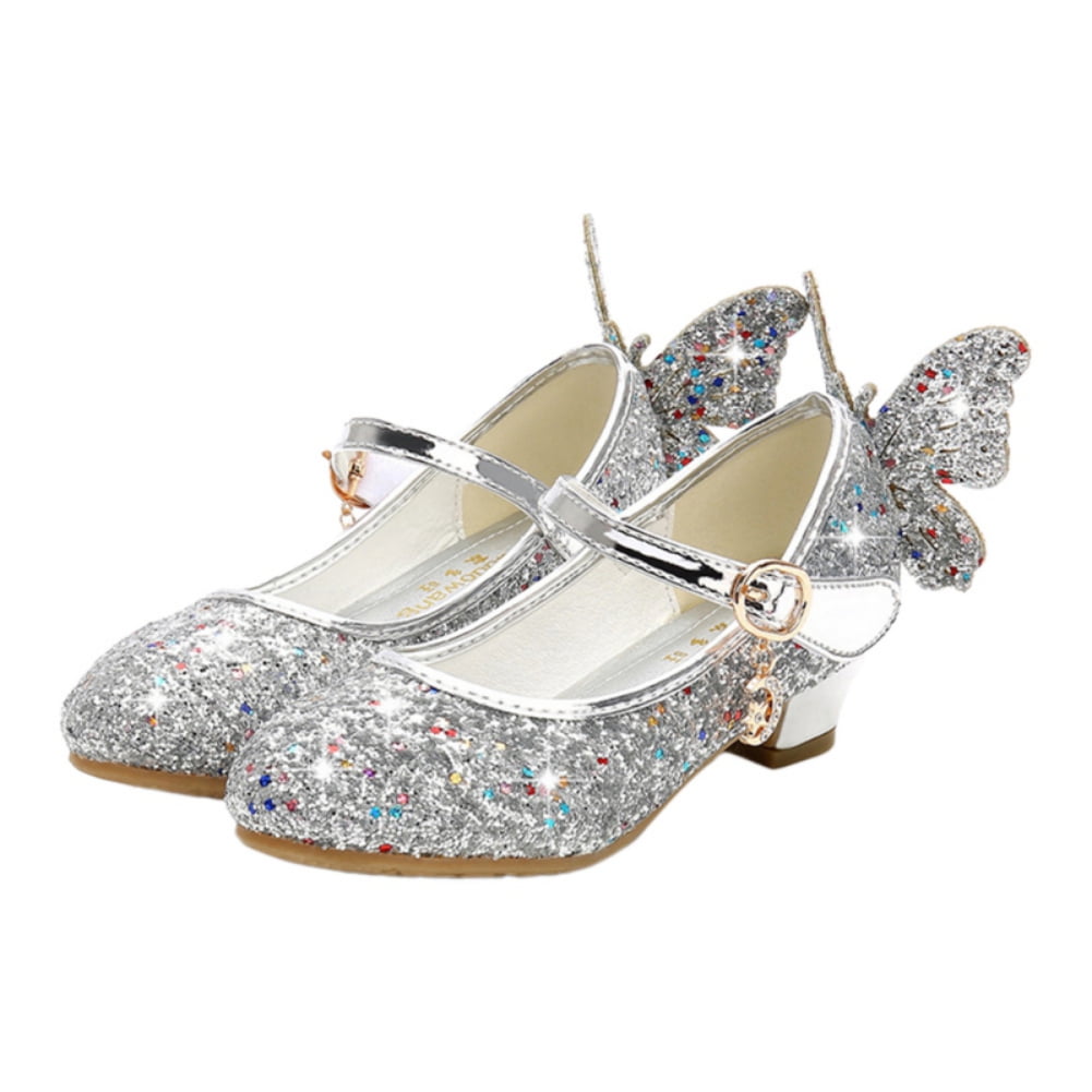SILVERCELL Toddler Girls Dress Shoes Wedding Princess Mary Jane Shoes