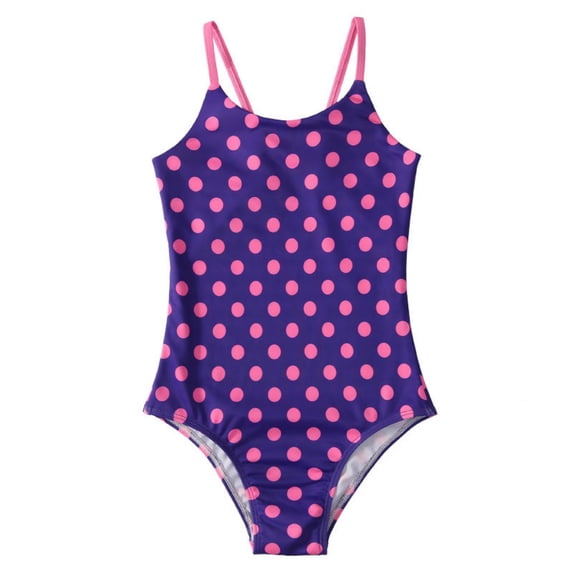 SILVERCELL Toddler Girls Swimsuit Kids Sling one-piece swimwear Beach Printing Bathing Suit 2-8 Years