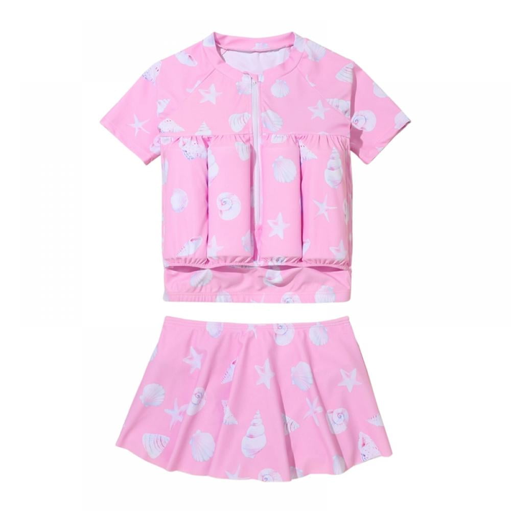 SILVERCELL Toddler Kids Baby Girls Floatation Swimsuit with Adjustable ...