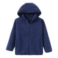 thumbnail image 1 of SILVERCELL Toddler Kids Polar Fleece Thickened Jacket Full-Zip Hooded Lightweight Warm Coat for Boys or Girls 4-12 Years, 1 of 4