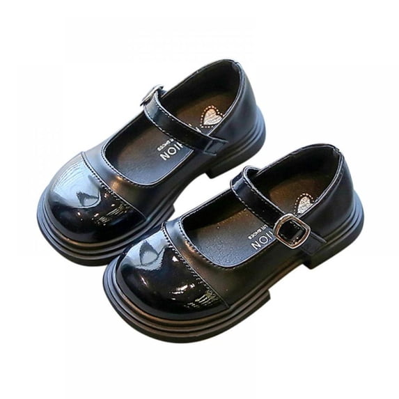 SILVERCELL Toddler Little Girl Mary Jane Dress Shoes - Ballet Flats for Girl Party School Shoes 1-9 Years