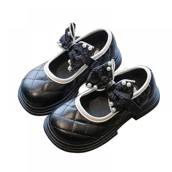 SILVERCELL Toddler Little Girl Mary Jane Dress Shoes - Ballet Flats for Girl Party School Shoes 1-9 Years