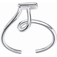 thumbnail image 1 of SILVERCUTE S925 Initial Rings, Adjustable Size 6-12 Statement Alphabet Letter A-Z Jewelry Personalized Twisted Initials Rings Sterling Silver Stacking Ring for Women, 1 of 15