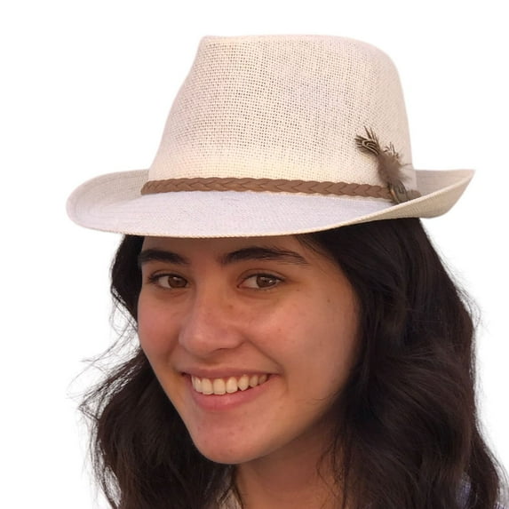 SILVERFEVER Fedora Hat with Feathers Gatsby Holiday Octoberfast Bavarian Alpine Trilby Dress Up Hats