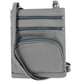 thumbnail image 1 of SILVERFEVER Genuine Leather Organizer Handbag Cross Body - Shoulder Travel Bag, 1 of 7