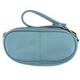 thumbnail image 1 of SILVERFEVER Leather Eyeglass Glasses Case with Wristlet Handle, Padded, 1 of 6