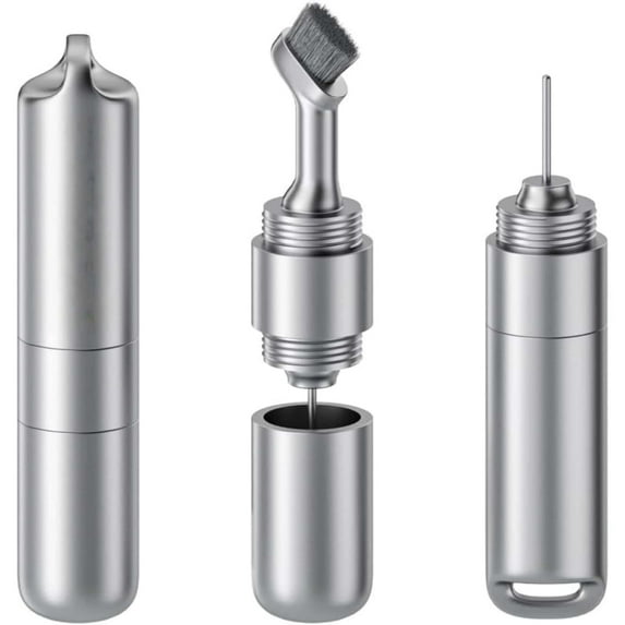 SIM Card Removal Tool - SIM Ejector Pin with Cleaning Brush and Small Carabiner Clip - 2 in 1 EDC Eject Pins Reset Needle for All Cell Phones