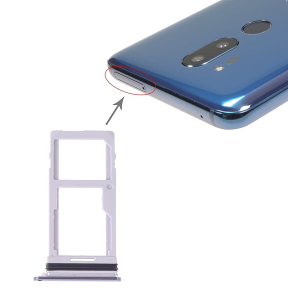 SIM Card Tray + SIM Card Tray / Micro SD Card Tray for LG G7 ThinQ G710 G710EM G710PM G710VMP