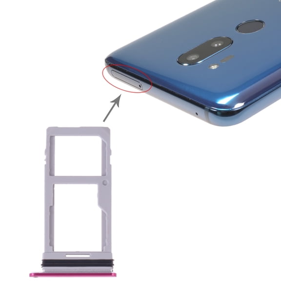 SIM Card Tray + SIM Card Tray / Micro SD Card Tray for LG G7 ThinQ G710 G710EM G710PM G710VMP