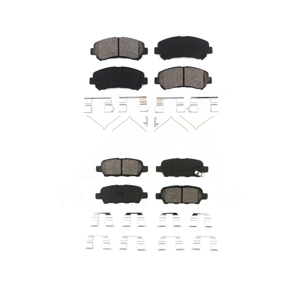 に Brake Pads Front And Rear Set Transit Auto Front Rear Semi