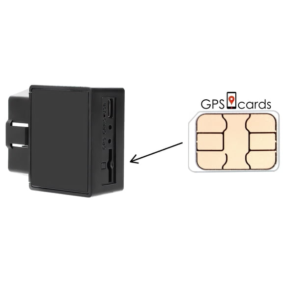 SIM card for GPS-303F 2G works for movement alarm with LTE Coverage Tracking