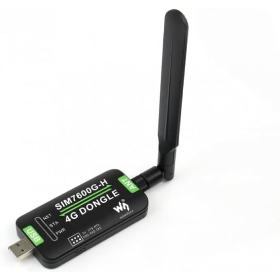 SIM7600G-H 4G LTE Cat4 IoT Development Module with GNSS GP-S Beidou Glonass for Microcontroller and Industrial Computer SKU-18165